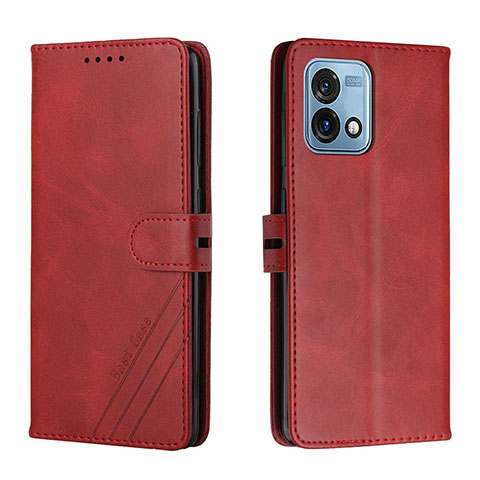 Funda de Cuero Cartera con Soporte Carcasa H02X para Motorola Moto G Stylus (2023) 4G Rojo