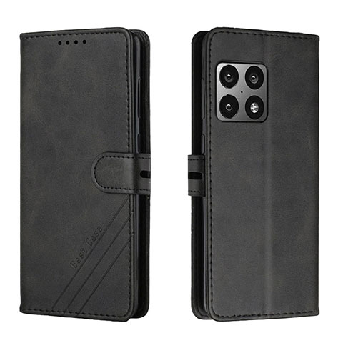 Funda de Cuero Cartera con Soporte Carcasa H02X para OnePlus 10 Pro 5G Negro