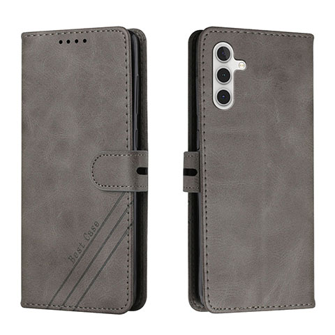 Funda de Cuero Cartera con Soporte Carcasa H02X para Samsung Galaxy A13 5G Gris