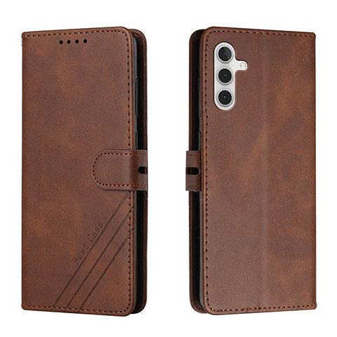 Funda de Cuero Cartera con Soporte Carcasa H02X para Samsung Galaxy A13 5G Marron