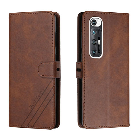 Funda de Cuero Cartera con Soporte Carcasa H02X para Xiaomi Mi 10S 5G Marron