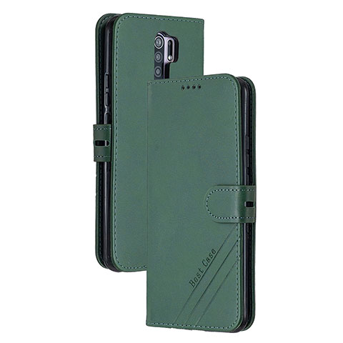 Funda de Cuero Cartera con Soporte Carcasa H02X para Xiaomi Poco M2 Verde