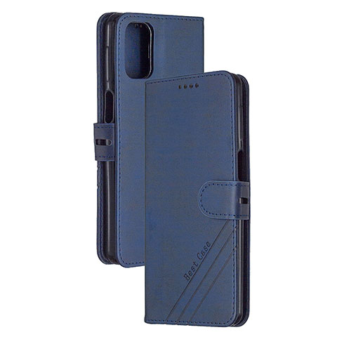 Funda de Cuero Cartera con Soporte Carcasa H02X para Xiaomi Redmi K30S 5G Azul