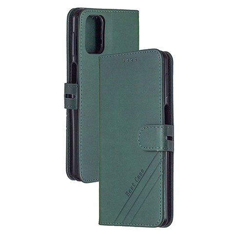 Funda de Cuero Cartera con Soporte Carcasa H02X para Xiaomi Redmi K30S 5G Verde