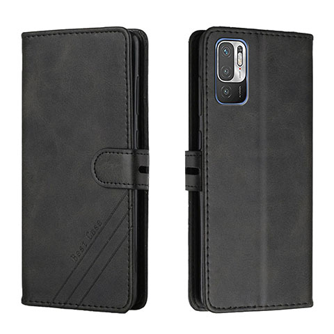 Funda de Cuero Cartera con Soporte Carcasa H02X para Xiaomi Redmi Note 11 SE 5G Negro