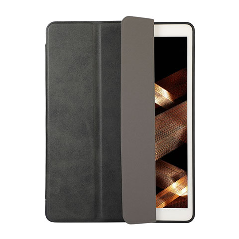 Funda de Cuero Cartera con Soporte Carcasa H03 para Apple iPad 10.2 (2019) Negro