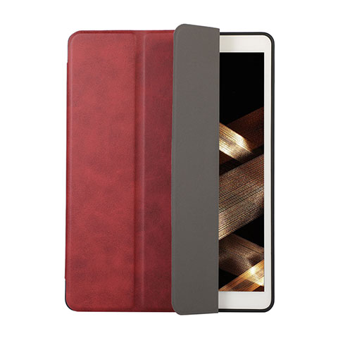 Funda de Cuero Cartera con Soporte Carcasa H03 para Apple iPad Mini 6 Rojo