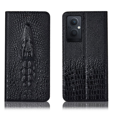 Funda de Cuero Cartera con Soporte Carcasa H03P para OnePlus Nord N20 5G Negro