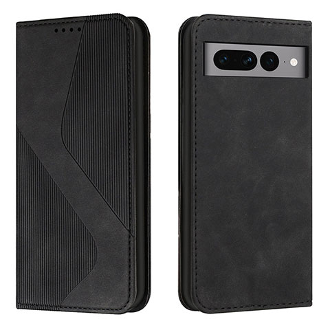 Funda de Cuero Cartera con Soporte Carcasa H03X para Google Pixel 7 Pro 5G Negro