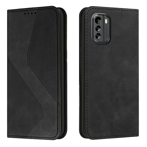 Funda de Cuero Cartera con Soporte Carcasa H03X para Nokia G60 5G Negro