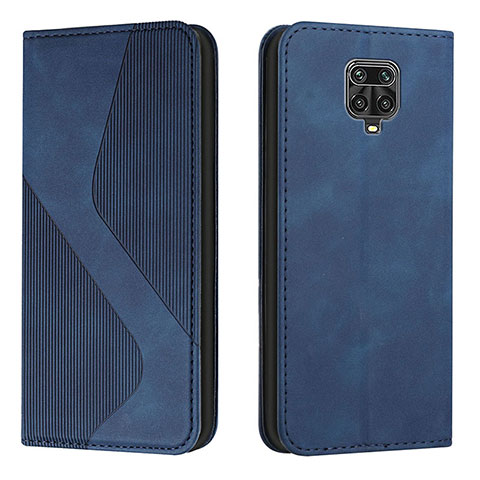 Funda de Cuero Cartera con Soporte Carcasa H03X para Xiaomi Poco M2 Pro Azul