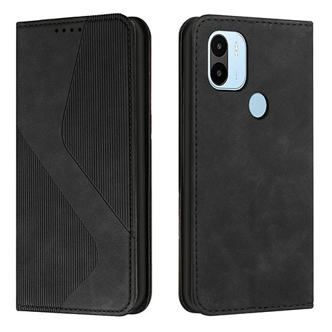 Funda de Cuero Cartera con Soporte Carcasa H03X para Xiaomi Redmi A1 Plus Negro