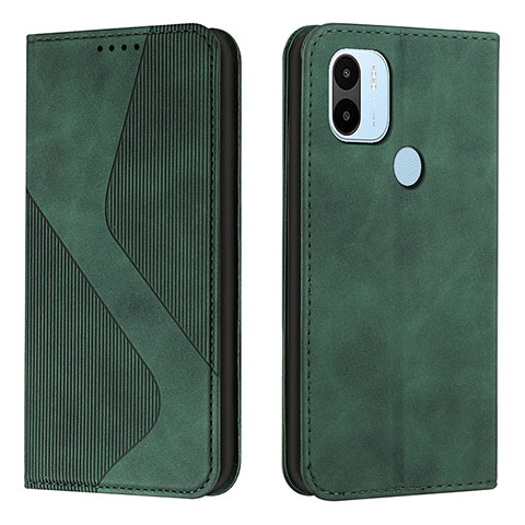 Funda de Cuero Cartera con Soporte Carcasa H03X para Xiaomi Redmi A1 Plus Verde