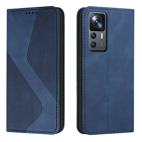 Funda de Cuero Cartera con Soporte Carcasa H03X para Xiaomi Redmi K50 Ultra 5G Azul