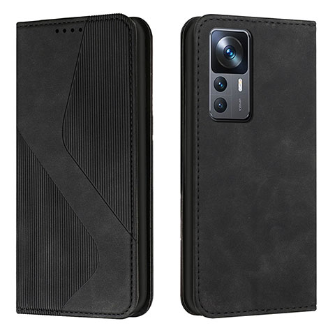 Funda de Cuero Cartera con Soporte Carcasa H03X para Xiaomi Redmi K50 Ultra 5G Negro