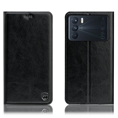 Funda de Cuero Cartera con Soporte Carcasa H04P para Oppo K9 Pro 5G Negro