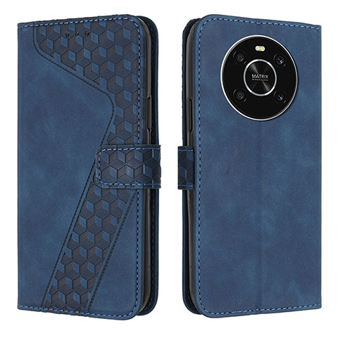 Funda de Cuero Cartera con Soporte Carcasa H04X para Huawei Honor Magic4 Lite 4G Azul