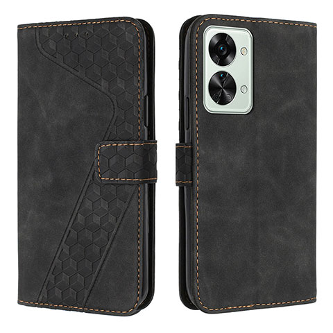 Funda de Cuero Cartera con Soporte Carcasa H04X para OnePlus Nord 2T 5G Negro