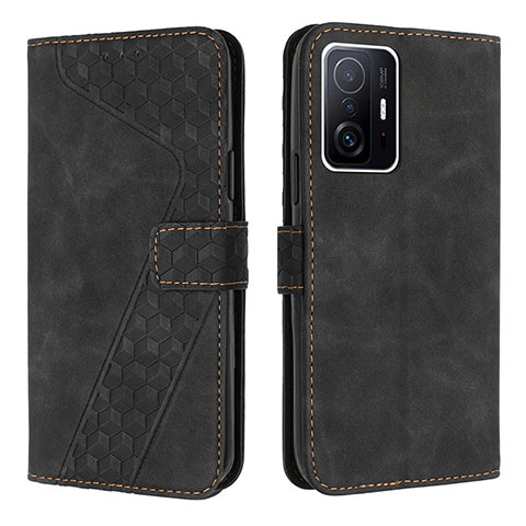 Funda de Cuero Cartera con Soporte Carcasa H04X para Xiaomi Mi 11T 5G Negro