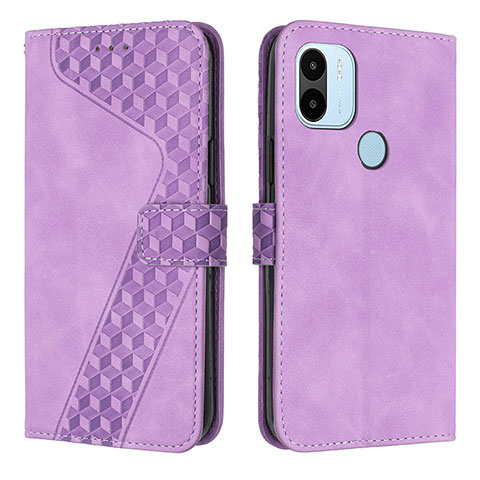 Funda de Cuero Cartera con Soporte Carcasa H04X para Xiaomi Redmi A1 Plus Morado