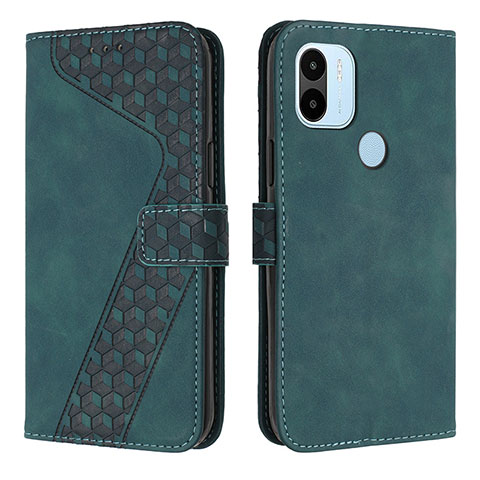 Funda de Cuero Cartera con Soporte Carcasa H04X para Xiaomi Redmi A1 Plus Verde