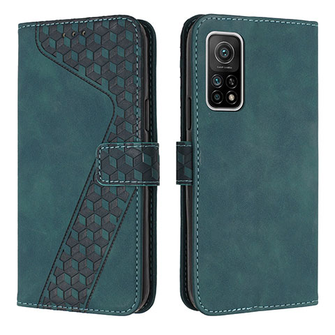 Funda de Cuero Cartera con Soporte Carcasa H04X para Xiaomi Redmi K30S 5G Verde