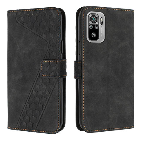 Funda de Cuero Cartera con Soporte Carcasa H04X para Xiaomi Redmi Note 11 SE India 4G Negro