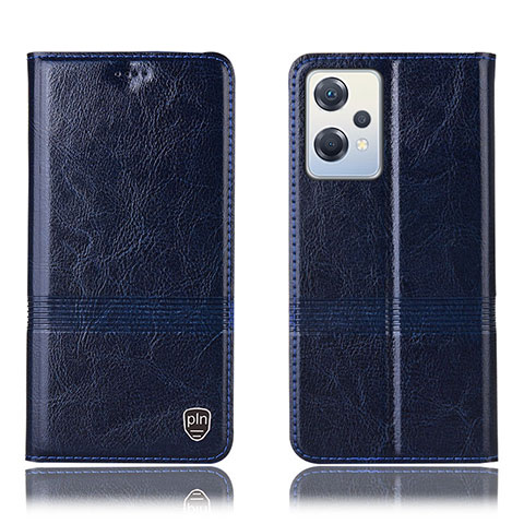 Funda de Cuero Cartera con Soporte Carcasa H05P para OnePlus Nord CE 2 Lite 5G Azul