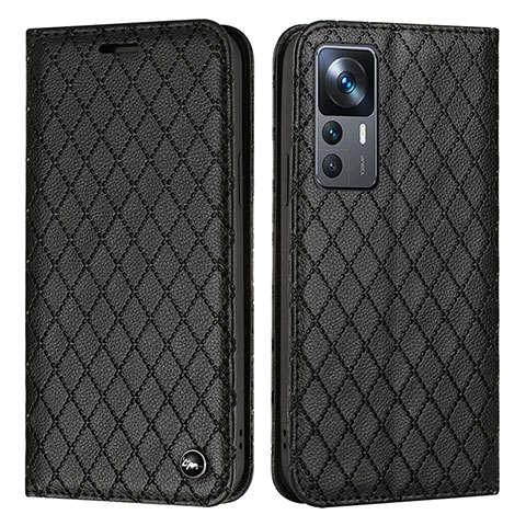 Funda de Cuero Cartera con Soporte Carcasa H05X para Xiaomi Mi 12T 5G Negro