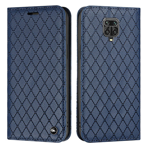 Funda de Cuero Cartera con Soporte Carcasa H05X para Xiaomi Poco M2 Pro Azul