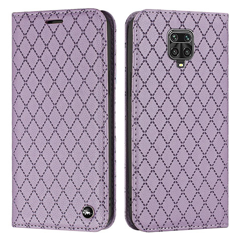 Funda de Cuero Cartera con Soporte Carcasa H05X para Xiaomi Poco M2 Pro Morado