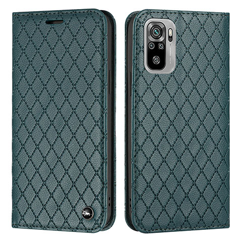 Funda de Cuero Cartera con Soporte Carcasa H05X para Xiaomi Redmi Note 11 SE India 4G Verde