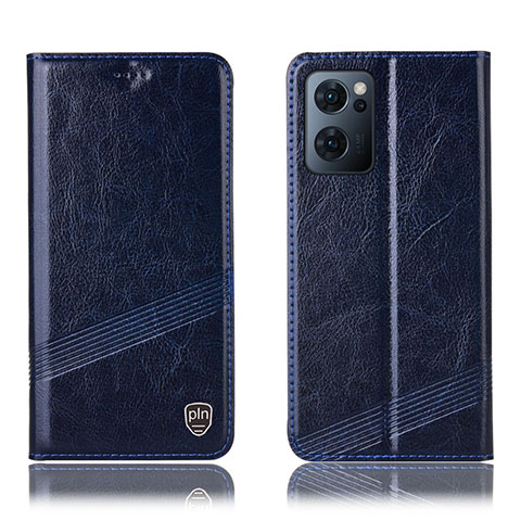 Funda de Cuero Cartera con Soporte Carcasa H06P para OnePlus Nord CE 2 5G Azul