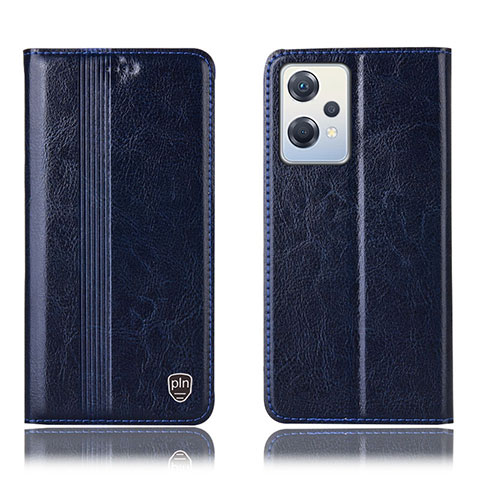 Funda de Cuero Cartera con Soporte Carcasa H06P para OnePlus Nord CE 2 Lite 5G Azul