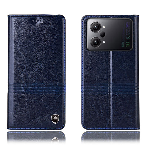 Funda de Cuero Cartera con Soporte Carcasa H06P para Oppo K10 Pro 5G Azul