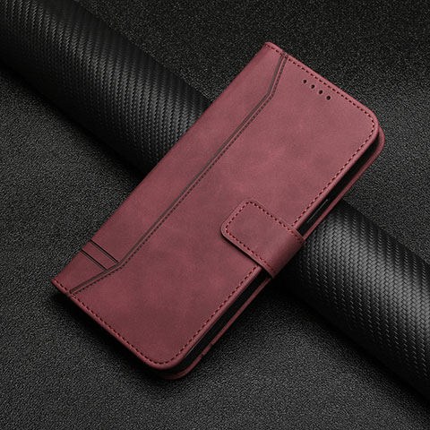 Funda de Cuero Cartera con Soporte Carcasa H06X para Google Pixel 7 Pro 5G Rojo