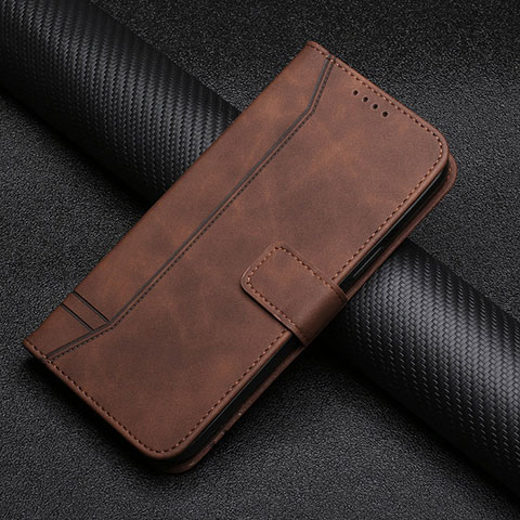 Funda de Cuero Cartera con Soporte Carcasa H06X para Huawei Honor 50 Pro 5G Marron