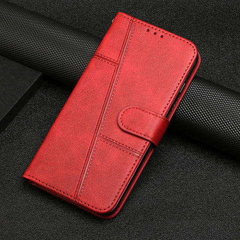 Funda de Cuero Cartera con Soporte Carcasa H06X para Nothing Phone 1 Rojo