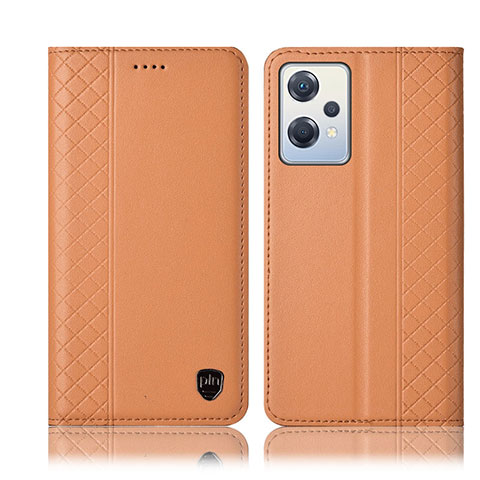 Funda de Cuero Cartera con Soporte Carcasa H07P para OnePlus Nord CE 2 Lite 5G Naranja