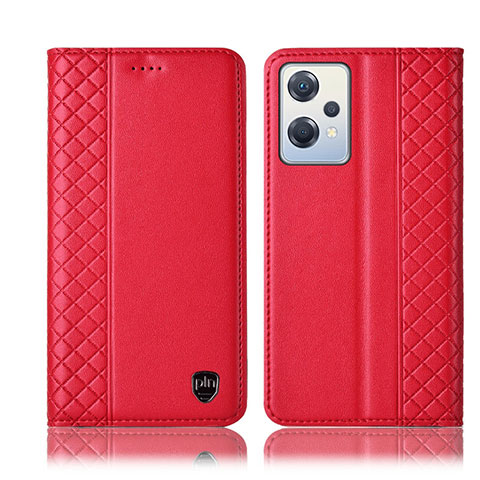 Funda de Cuero Cartera con Soporte Carcasa H07P para OnePlus Nord CE 2 Lite 5G Rojo