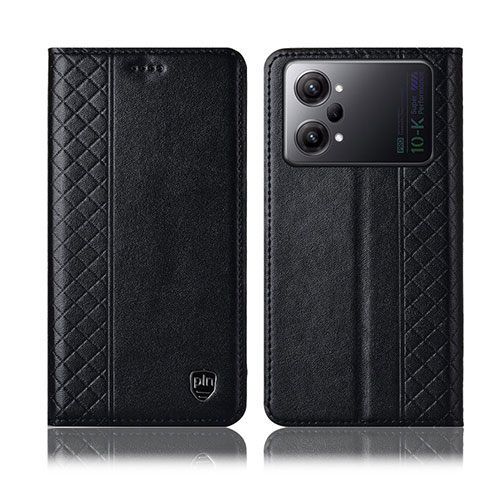 Funda de Cuero Cartera con Soporte Carcasa H07P para Oppo K10 Pro 5G Negro