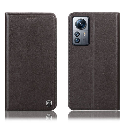 Funda de Cuero Cartera con Soporte Carcasa H07P para Xiaomi Mi 12 Lite 5G Marron