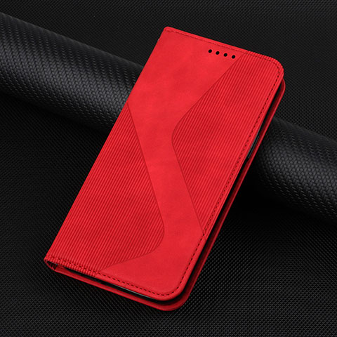 Funda de Cuero Cartera con Soporte Carcasa H07X para Google Pixel 6 Pro 5G Rojo