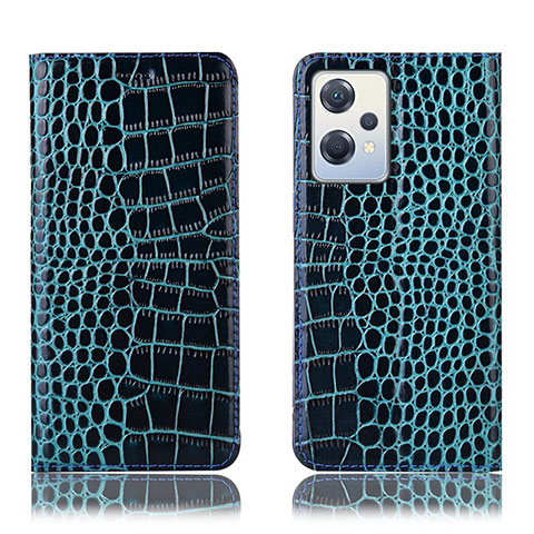 Funda de Cuero Cartera con Soporte Carcasa H08P para OnePlus Nord CE 2 Lite 5G Azul