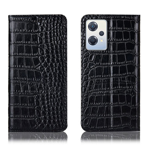 Funda de Cuero Cartera con Soporte Carcasa H08P para OnePlus Nord CE 2 Lite 5G Negro