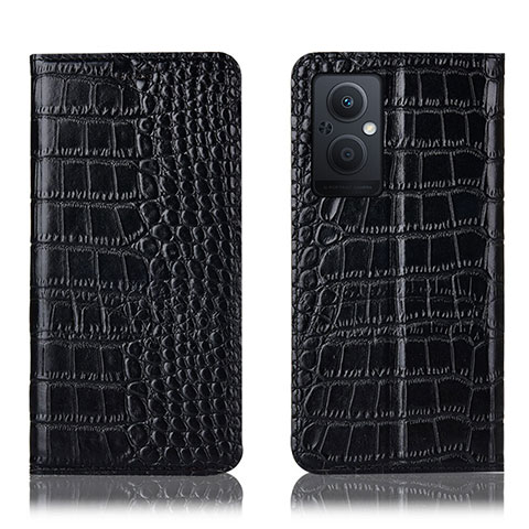 Funda de Cuero Cartera con Soporte Carcasa H08P para OnePlus Nord N20 5G Negro