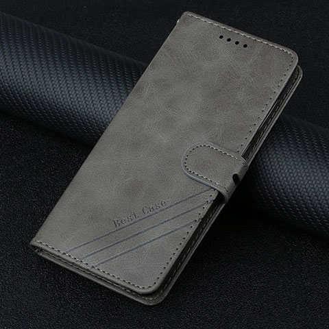 Funda de Cuero Cartera con Soporte Carcasa H08X para Google Pixel 6 5G Gris