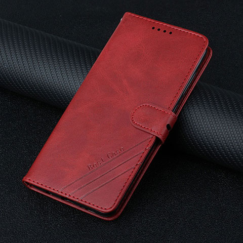 Funda de Cuero Cartera con Soporte Carcasa H08X para Google Pixel 6 Pro 5G Rojo