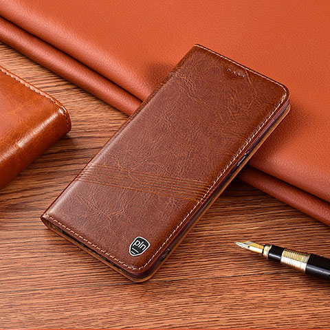 Funda de Cuero Cartera con Soporte Carcasa H09P para Huawei Mate 60 Pro+ Plus Marron Claro