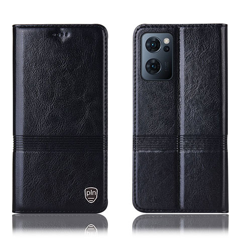 Funda de Cuero Cartera con Soporte Carcasa H09P para OnePlus Nord CE 2 5G Negro